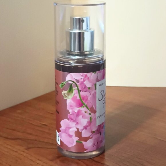 NWT~ Marshmallow Pumpkin Latte & Sweet Pea Body Mist purse size ~ 2.5 Fl Oz. - Picture 9 of 9